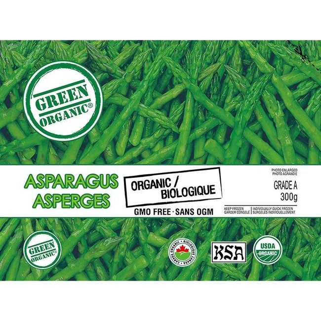 Green Organic Asparagus, 300 G -- 12 Per Case