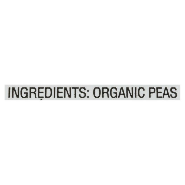Green Organic Peas, 500 G -- 12 Per Case