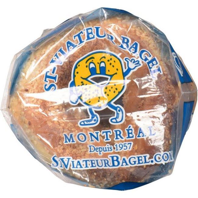 St-viateur Sesame Seed Bagel, 6 Count -- 108 Per Case