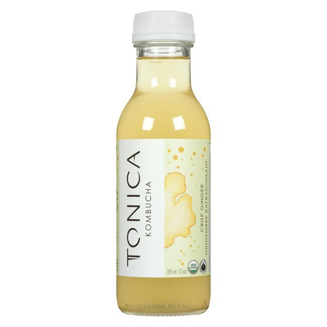 Tonica Crisp Ginger Kombucha, 355 Ml -- 12 Per Case