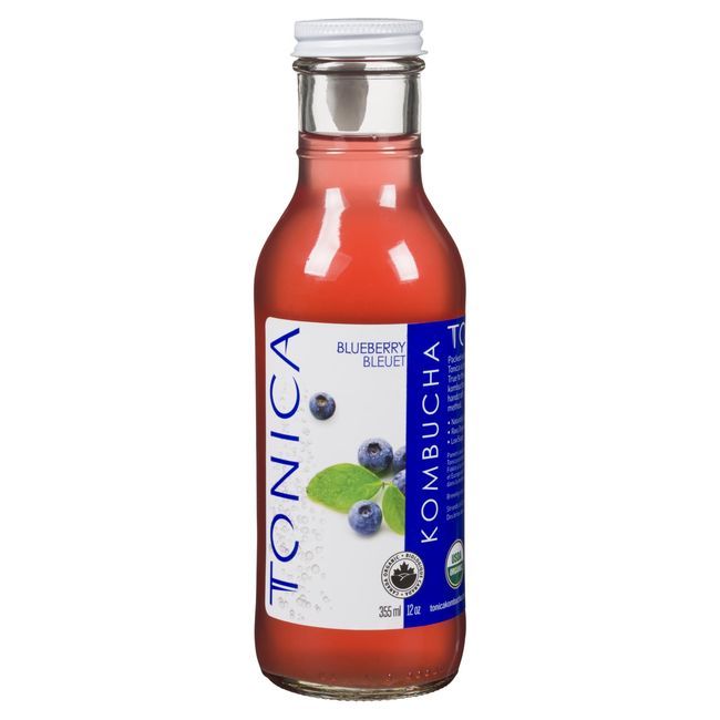 Tonica Blueberry Spark Kombucha, 355 Ml -- 12 Per Case