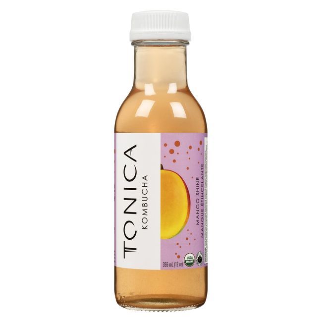 Tonica Mango Shine Kombucha, 355 Ml -- 12 Per Case