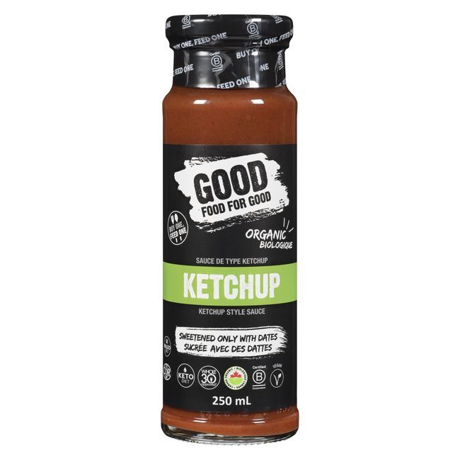 Good Food For Good Organic Classic Sweetened Dates Ketchup, 250 Ml -- 6 Per Case
