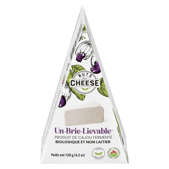 Nuts For Cheese Un-brie-lievable Cheese, 120 G -- 6 Per Case