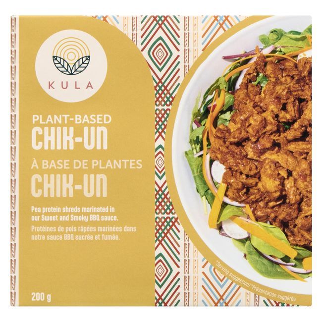 Kula Foods Poulet Bbq À Base De Plantes, 200 G -- 6 Par Boîte
