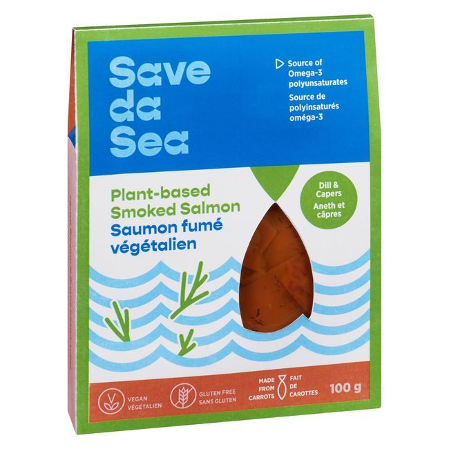 Save Da Sea Plant-based Smoked Salmon With Dill Caper, 100 G -- 6 Per Case