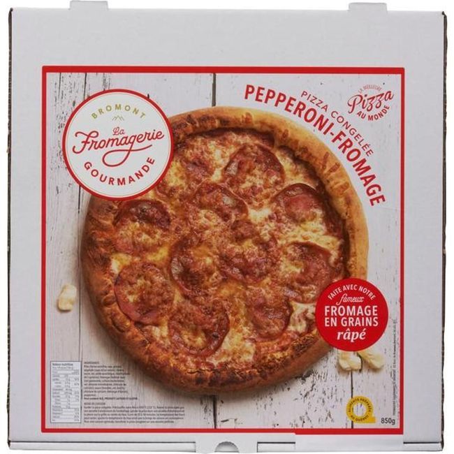 F.gourmet.bromont Pizza Au Fromage Et Au Pepperoni De 12 Po, 850 G -- 12 Par Boîte