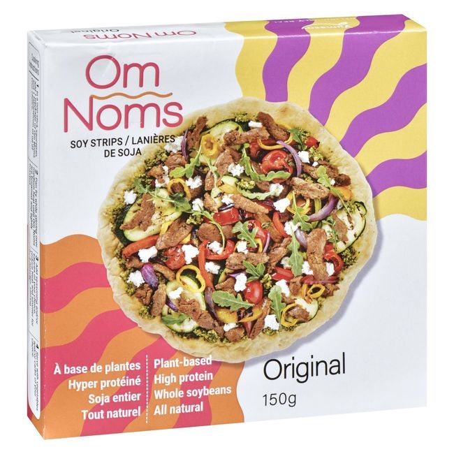 Om Noms Original Soy Strips, 150 G -- 6 Per Case