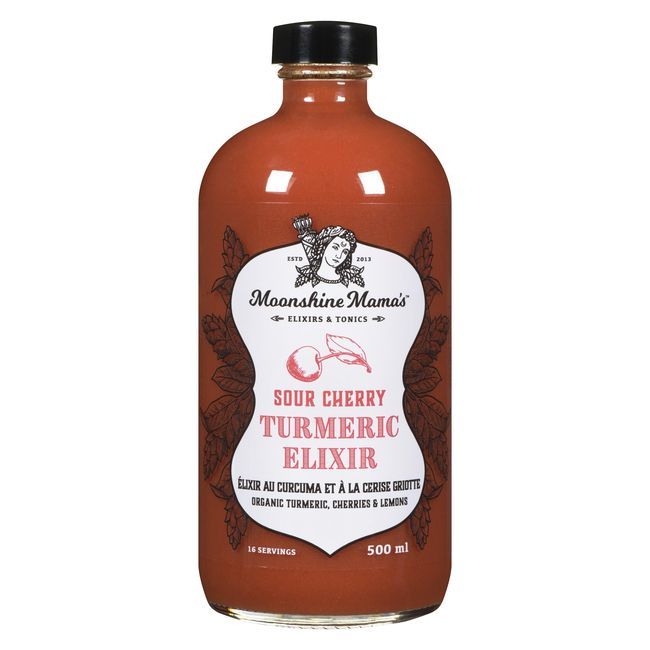 Moonshine Mama's Sour Cherry Turmeric Elixir, 500 Ml -- 6 Per Case