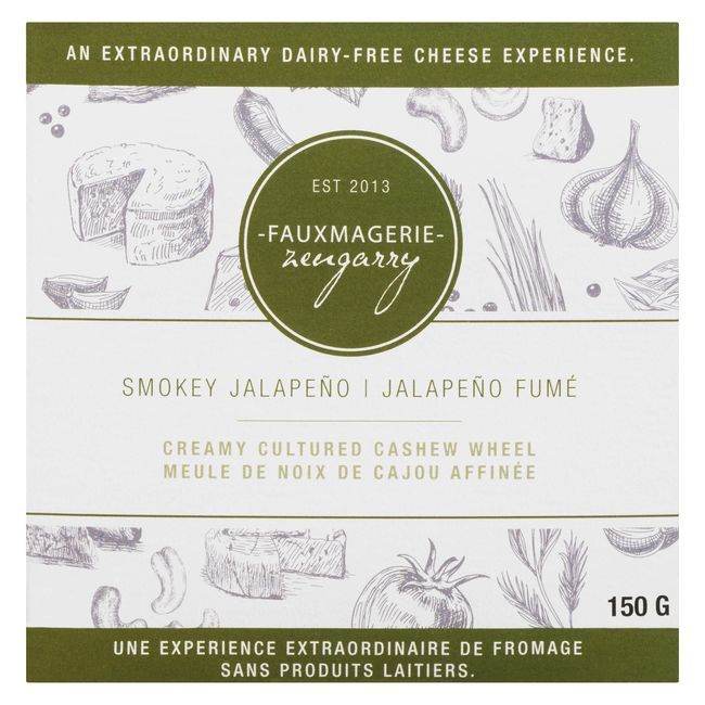 Fauxmagerie Zengarry Smokey Jalapeno Cashew Spread, 150 G -- 6 Per Case