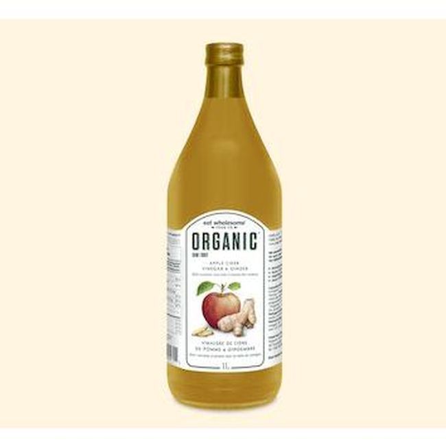 Eat Wholesome Organic Apple Cider Vinegar With Ginger Turmeric Chilli, 1 L -- 12 Per Case