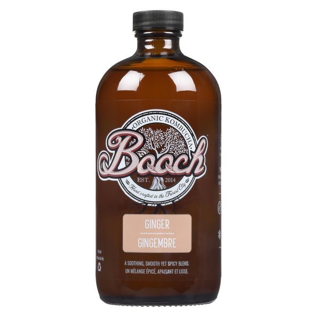 Booch Organic Ginger Kombucha, 473 Ml -- 12 Per Case