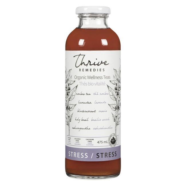 Thrive Remedies Lavender Stress Tea, 475 Ml -- 12 Per Case