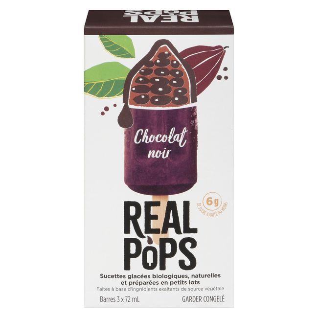 Everreal Dark Chocolate Pops, 216 Ml -- 10 Per Case