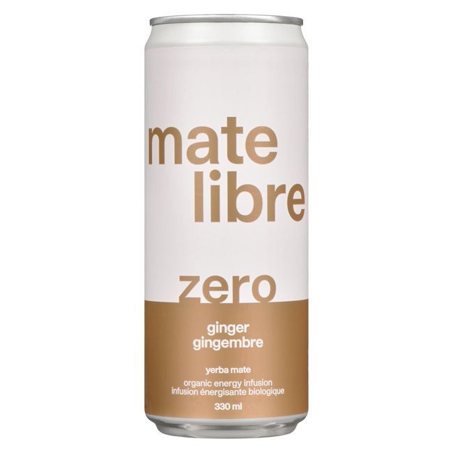 Mate Libre Yerba Maté Au Gingembre Sans Sucre, 330 Ml -- 12 Par Boîte