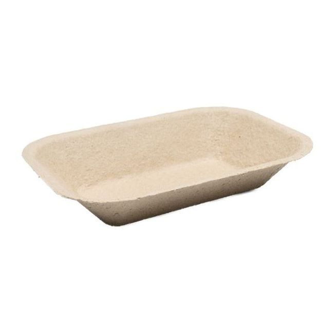 Eco Packaging Plateau En Pâte Kraft Earth Numéro 300, 8 X 10 Po -- 500 Par Boîte