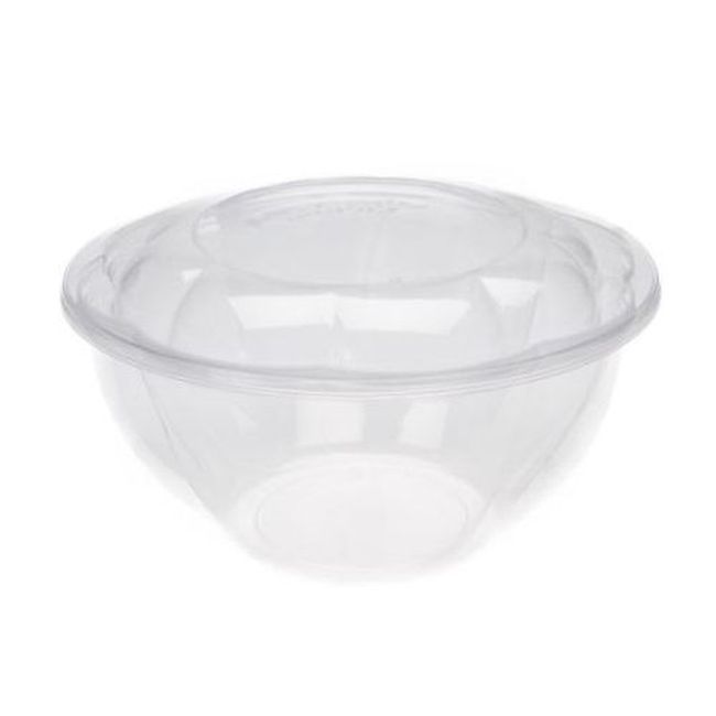 Eco-packaging Clear Pla Compostable Salad Bowl, 32 Oz Capacity -- 300 Per Case