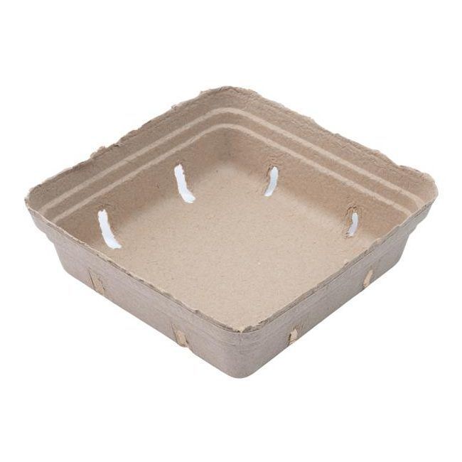 Eco-packaging Paper Berry Tray, 2 Qt Capacity -- 200 Per Case