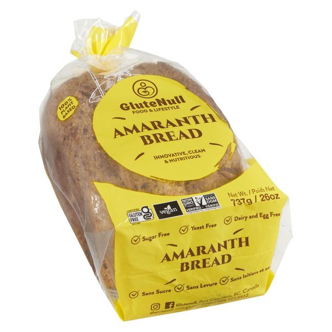 Glutenull Amaranth Bread, 737 G -- 6 Per Case