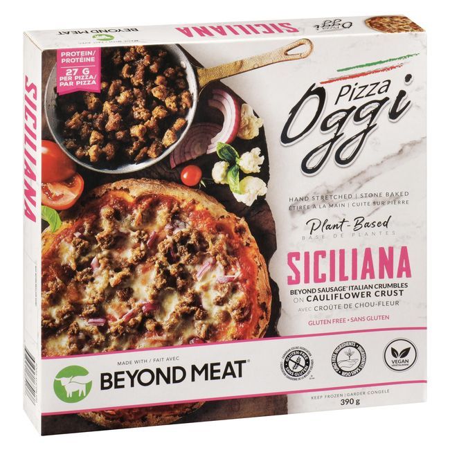 Pizza Oggi Pizza Italienne Émiettée À La Saucisse Siciliana Beyond, 390 G -- 12 Par Boîte