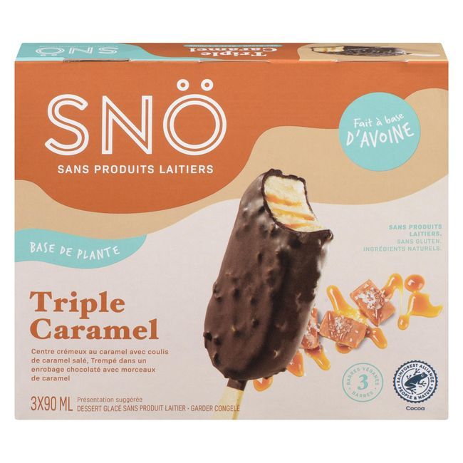 Sno Triple Caramel Bar, 90 Ml -- 24 Per Case