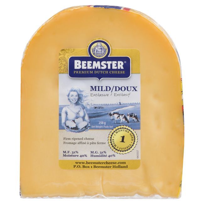 Beemster Mild Wedge Cheese, 250 G -- 8 Per Case