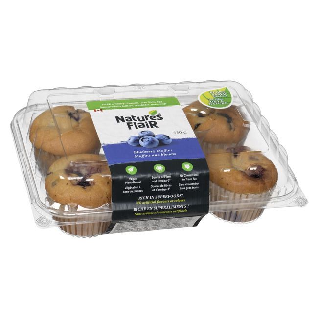 Nature's Flair Blueberry Muffins, 330 G -- 12 Per Case