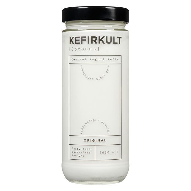 Kefirkult Original Probiotic Coconut Kefir Yogurt - Family Size, 630 Ml -- 6 Per Case