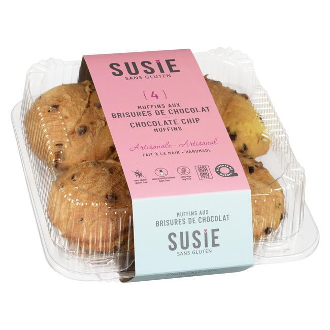 Susie Sans Gluten Chocolate Chip Muffin, 444 G -- 9 Per Case