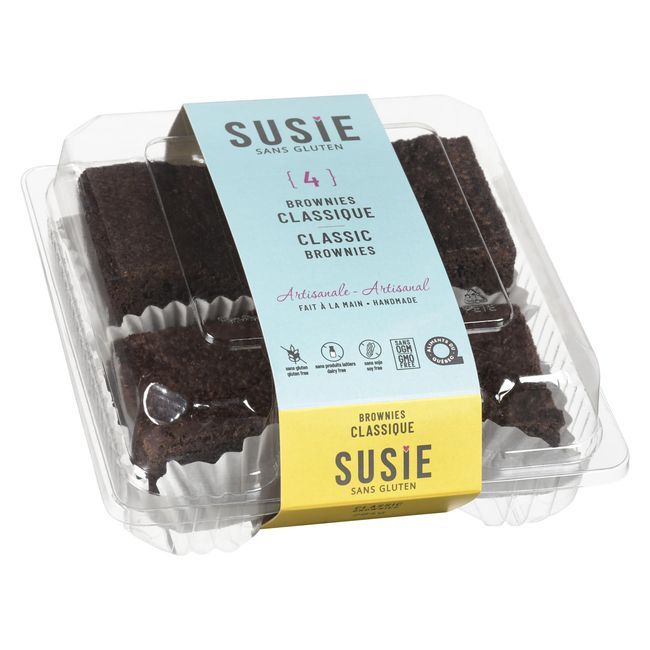 Susie Sans Gluten Classic Brownies, 284 G -- 6 Per Case