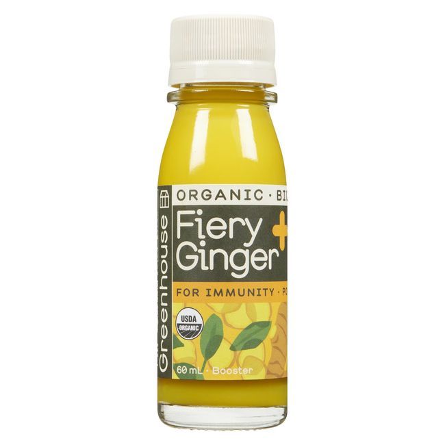 Greenhouse Organic Fiery Ginger Immunity Booster, 60 Ml -- 12 Per Case