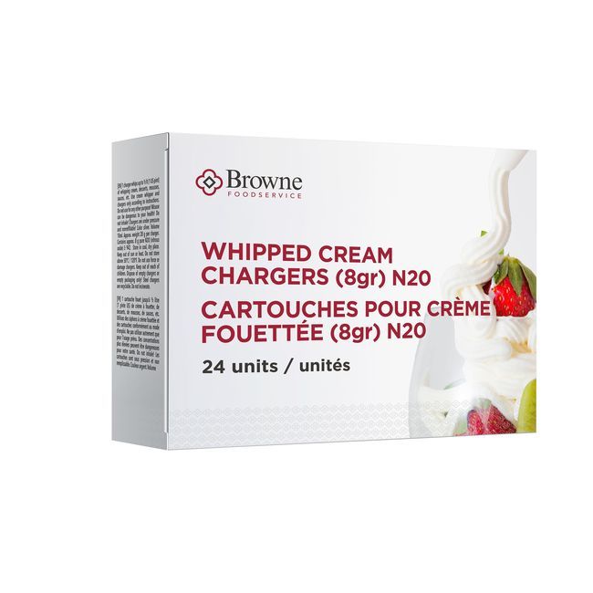 Browne Chargeur Pour Siphon À Crème, 24 Unités