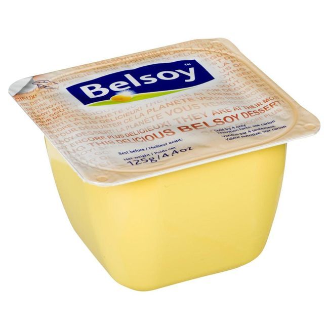Belsoy French Vanilla Soy Pudding, 125 G -- 24 Per Case