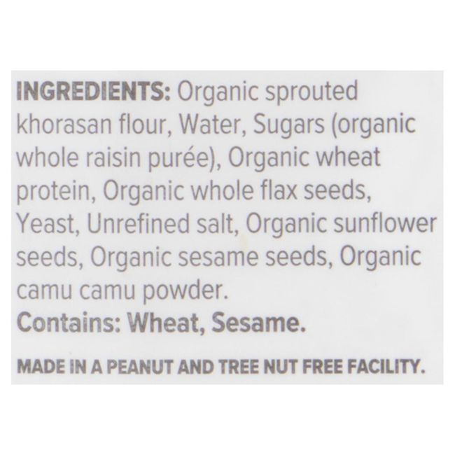 One Degree Organic Foods Pain Au Sésame Et Au Tournesol, 565 G -- 8 Par Boîte