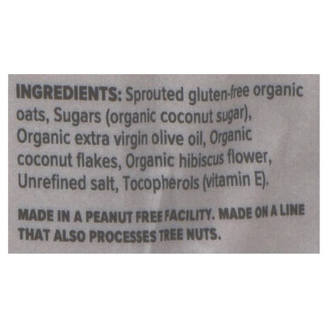 One Degree Organic Foods Coconut Hibiscus Tea Infused Granola, 283 G -- 6 Per Case