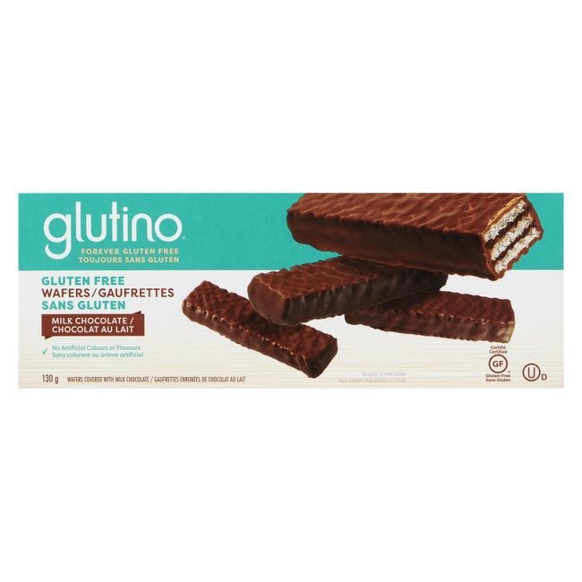Glutino Biscuits Gaufrés Au Chocolat, 130 G -- 12 Par Boîte