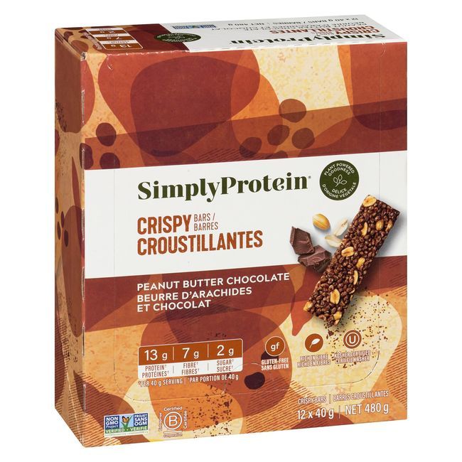 Simplyprotein Peanut Butter Chocolate Snack Bar, 40 G -- 12 Per Case