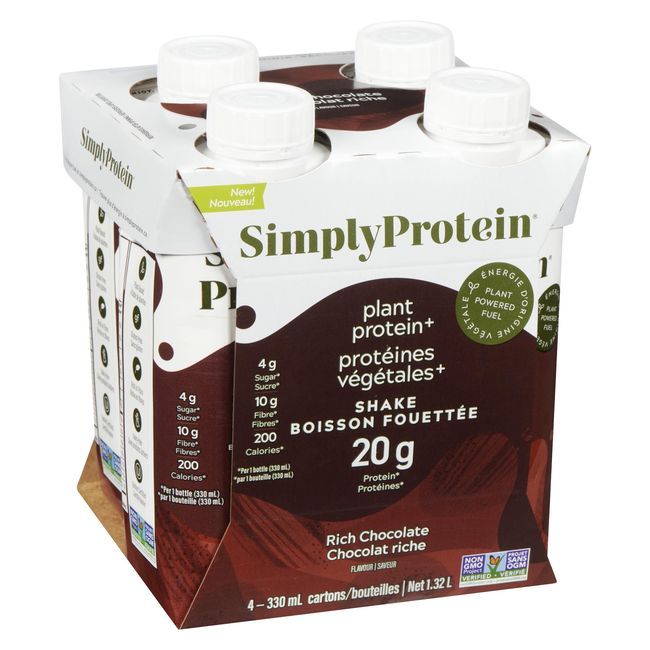 Simplyprotein Boisson Protéinée Au Chocolat Riche Prête À Boire, 330 Ml -- 12 Par Boîte