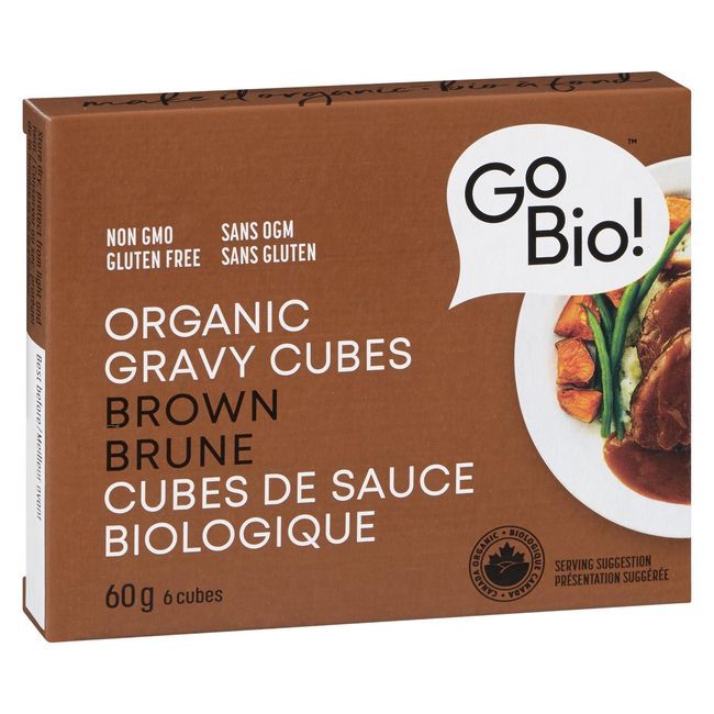 Gobio! Cubes De Sauce Brune Biologique, 60 G -- 15 Par Boîte