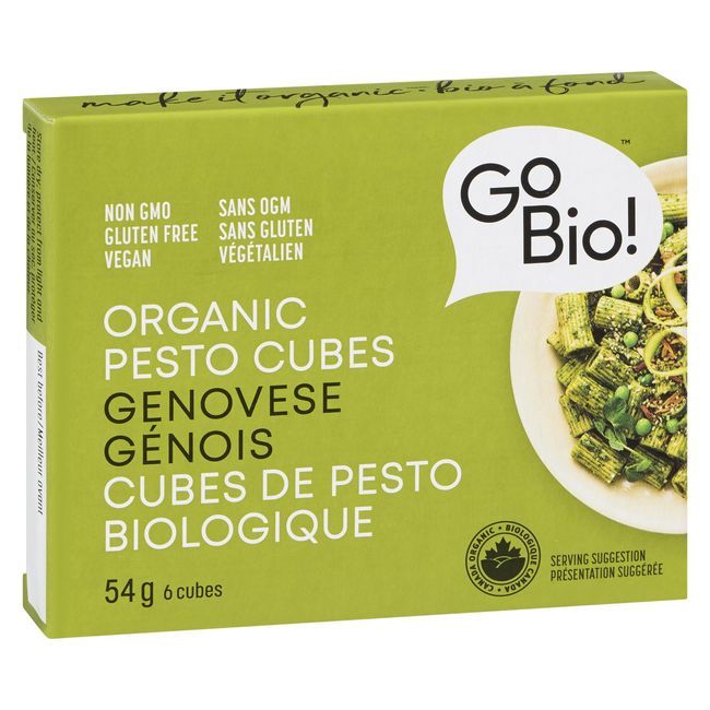 Gobio! Cubes De Pesto Génois Biologique, 54 G -- 15 Par Boîte