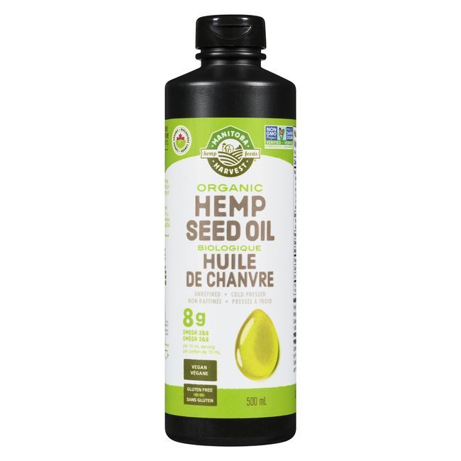 Manitoba Harvest Organic Hemp Seed Oil, 500 Ml -- 6 Per Case