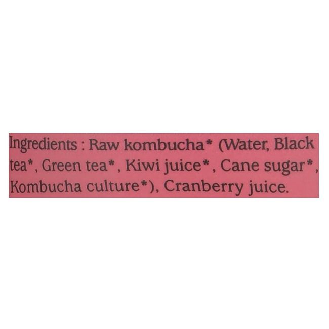 Gt's Synergy Organic Cranberry Kombucha, 480 Ml -- 12 Per Case