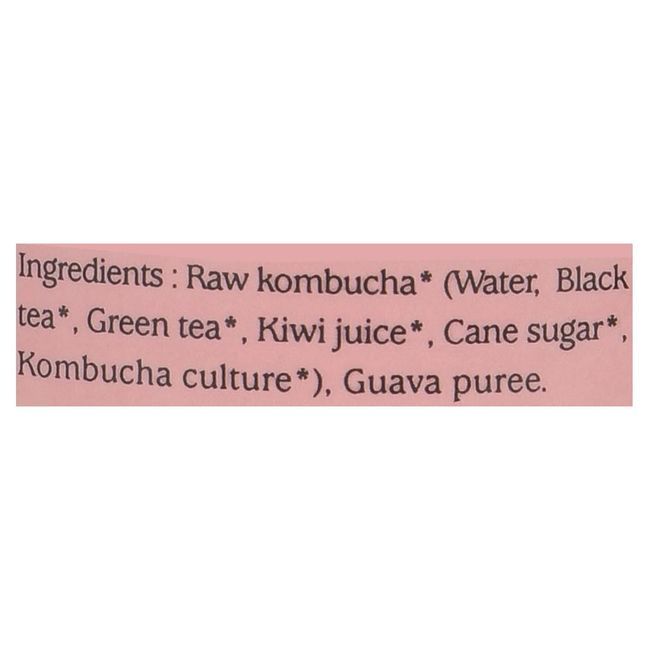 Gt's Synergy Organic Guava Kombucha, 480 Ml -- 12 Per Case