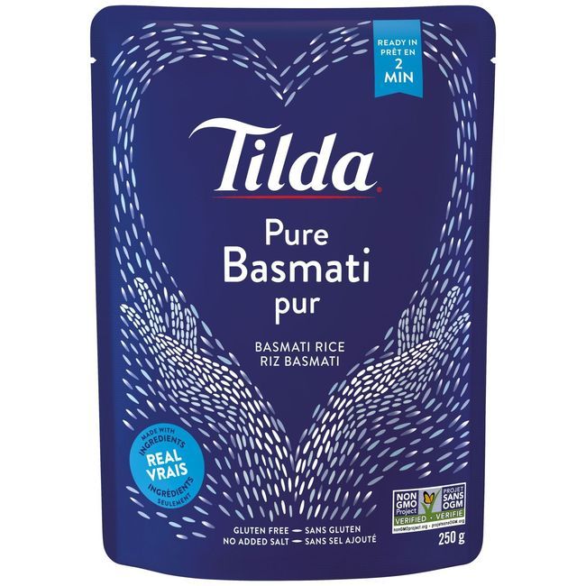 Tilda Riz Basmati Pur Cuit À La Vapeur, 250 G -- 6 Par Boîte