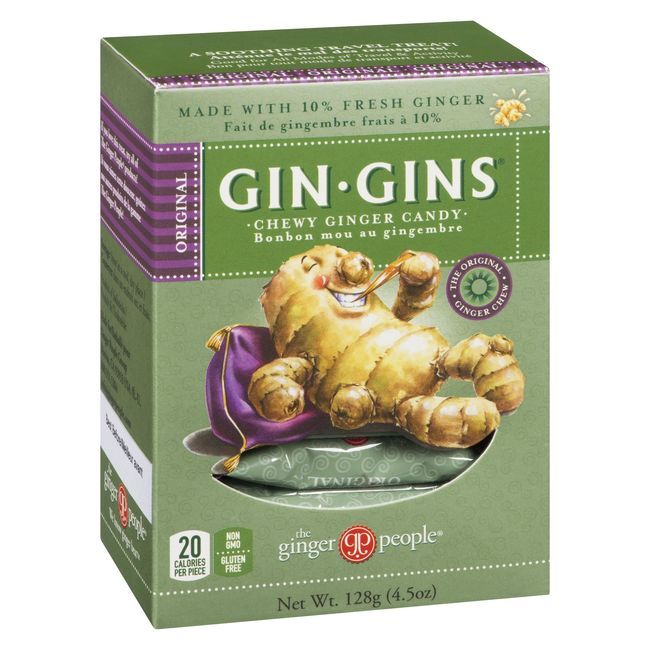 The Ginger People Original Ginger Chewy Candy, 128 G -- 12 Per Case