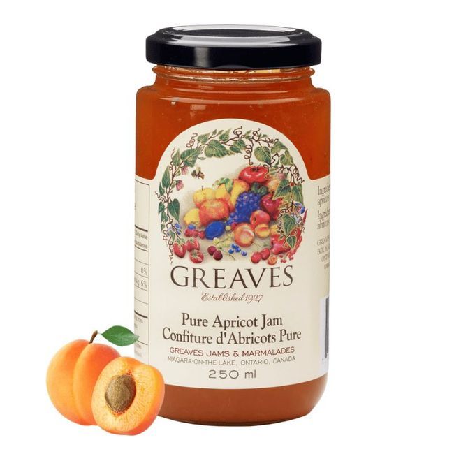 Greaves Apricot Jam, 250 Ml -- 12 Per Case