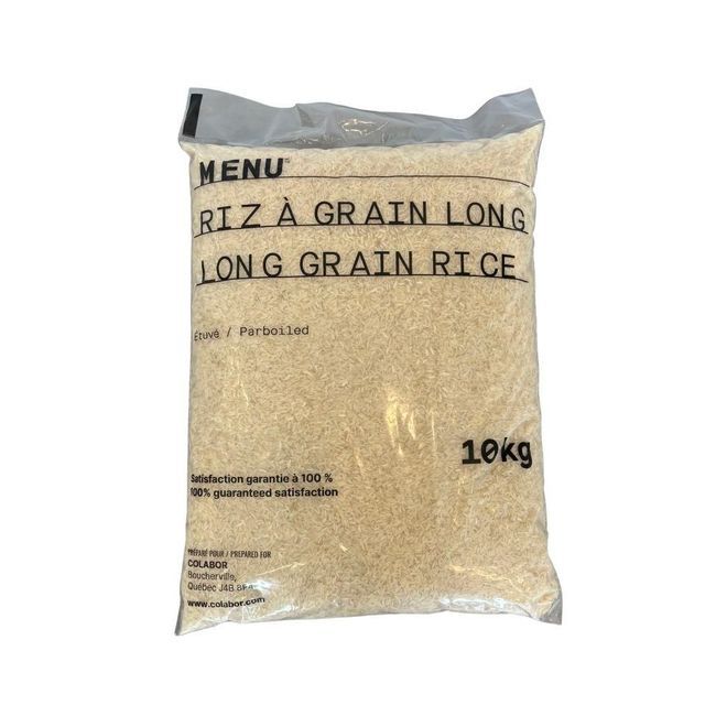 Menu Parboiled Long Grain Rice, 10 Kg