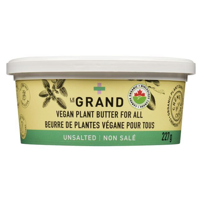 Legrand Unsalted Vegan Butter, 227 G -- 4 Per Case