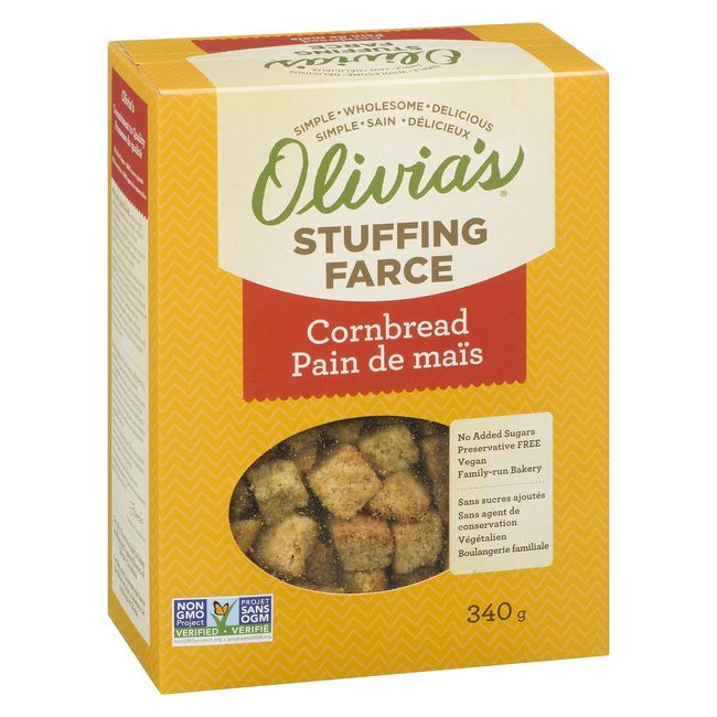 Olivia's Farce Au Pain De Maïs, 340 G -- 6 Par Boîte