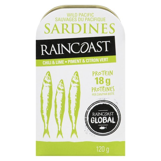Raincoast Trading Chilli And Lime Wild Pacific Sardines, 120 G -- 12 Per Case